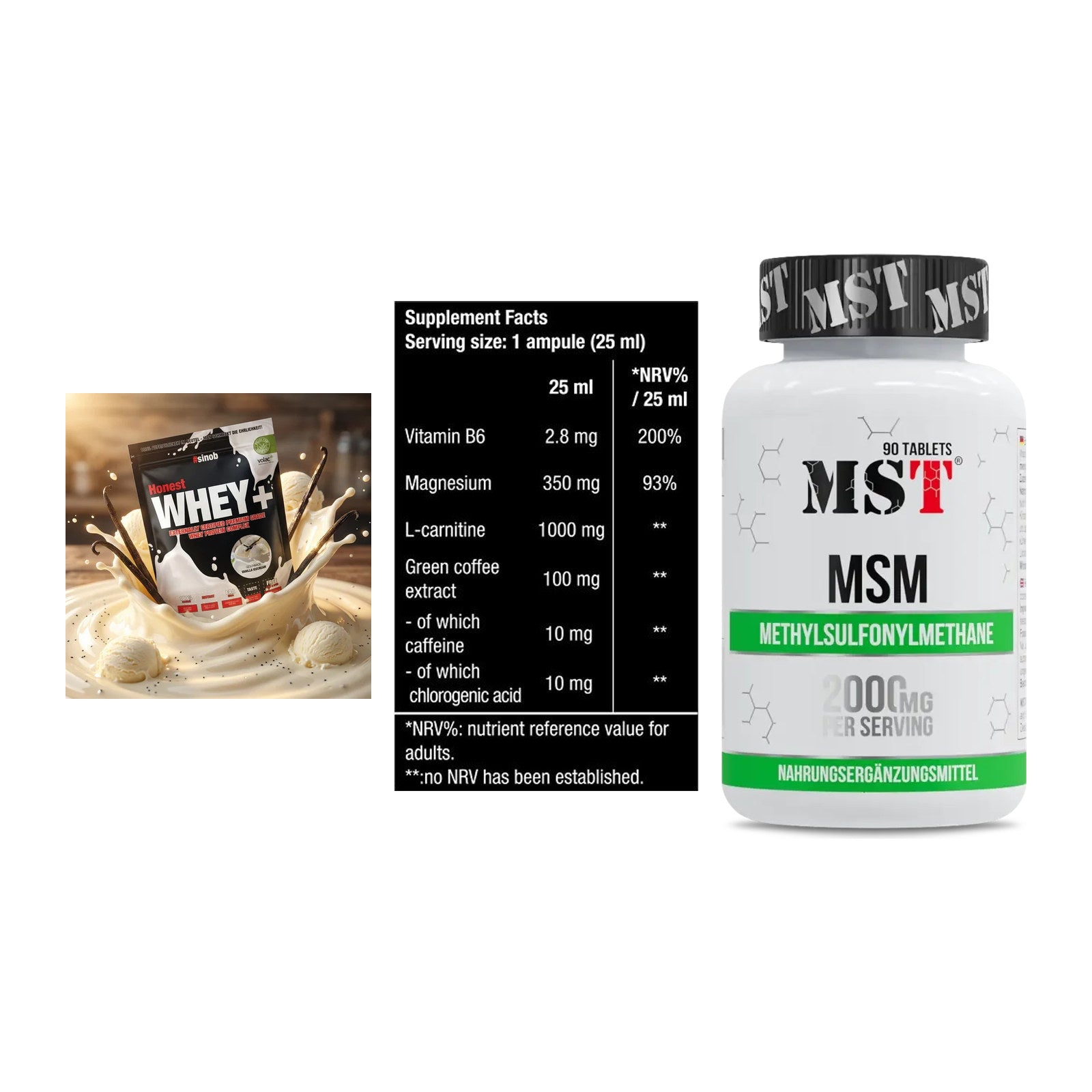 Regenerations-Set: Sinob Honest + BioTech Magna + MST MSM 2000 / – alle enthaltenen Artikel