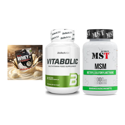 Regenerations-Set: Sinob Honest + BioTech Vitabol + MST MSM 2000 / – alle enthaltenen Artikel