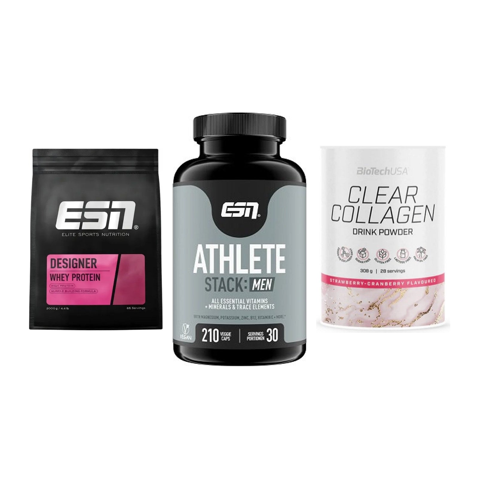 Regenerations-Set: ESN Designer + ESN Athlete + BioTech Clear – alle enthaltenen Artikel