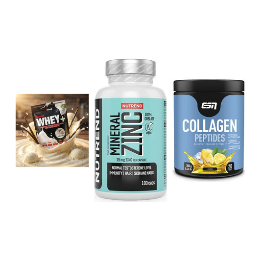 Regenerations-Set: Sinob Honest + Nutrend Zinc + ESN Collagen – alle enthaltenen Artikel