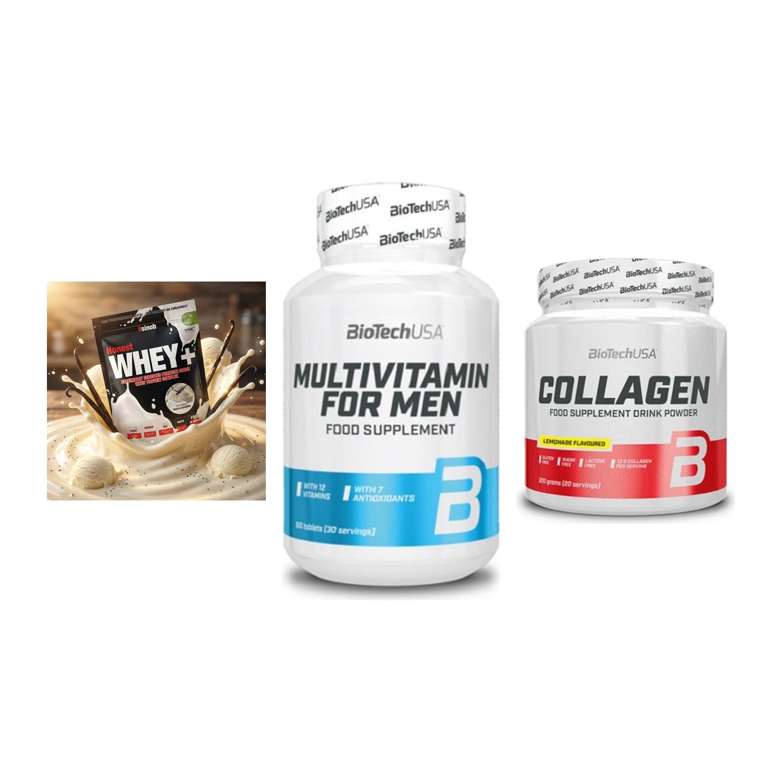 Regenerations-Set: Sinob Honest + BioTech Multivi + BioTech Collage – alle enthaltenen Artikel