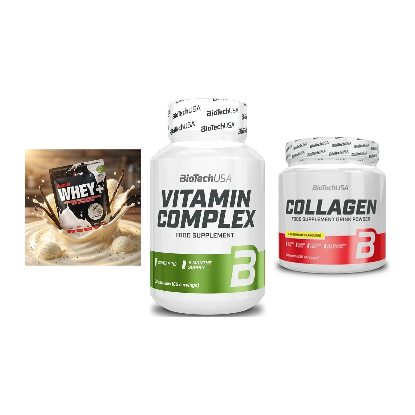 Regenerations-Set: Sinob Honest + BioTech Vitamin + BioTech Collage – alle enthaltenen Artikel