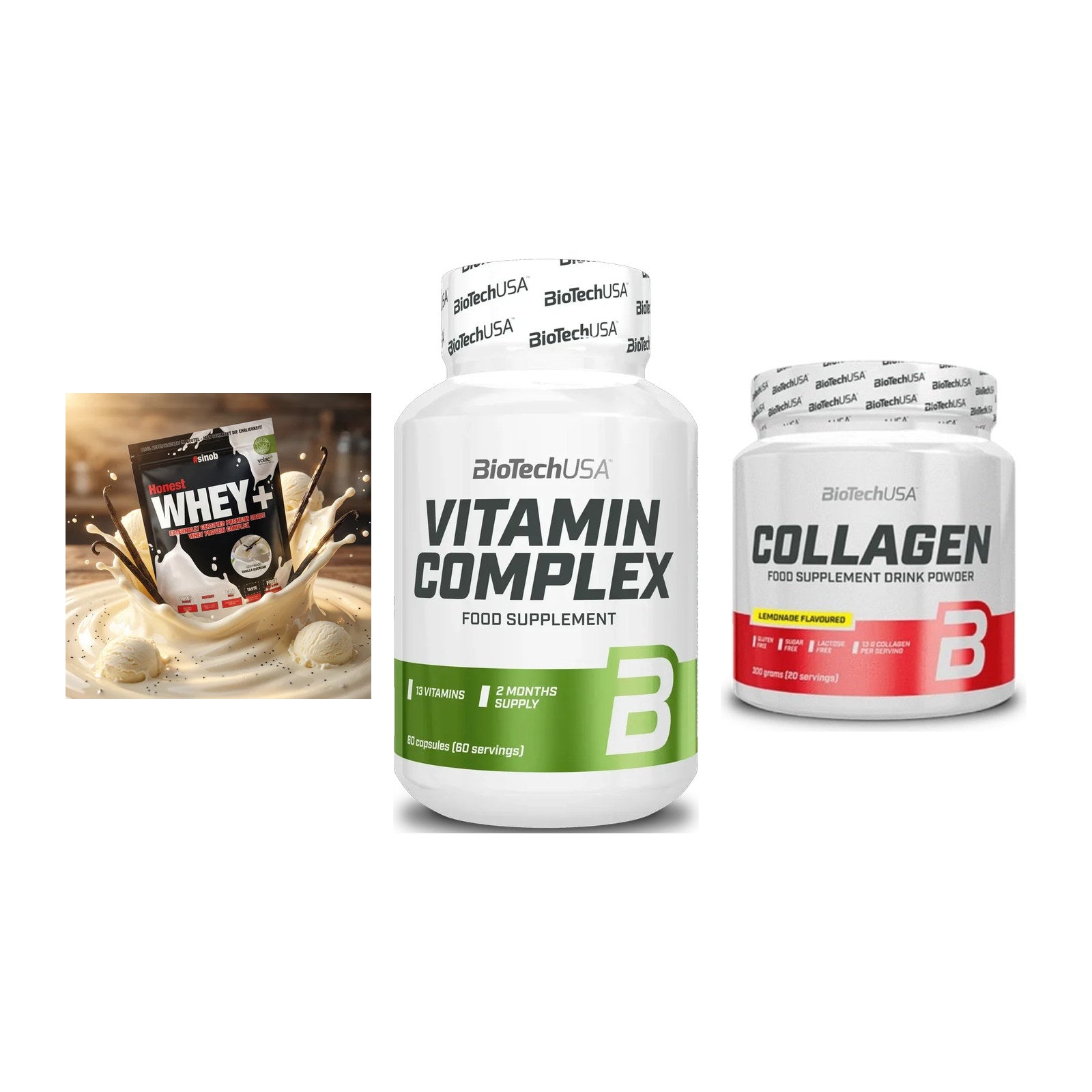 Regenerations-Set: Sinob Honest + BioTech Vitamin + BioTech Collage – alle enthaltenen Artikel