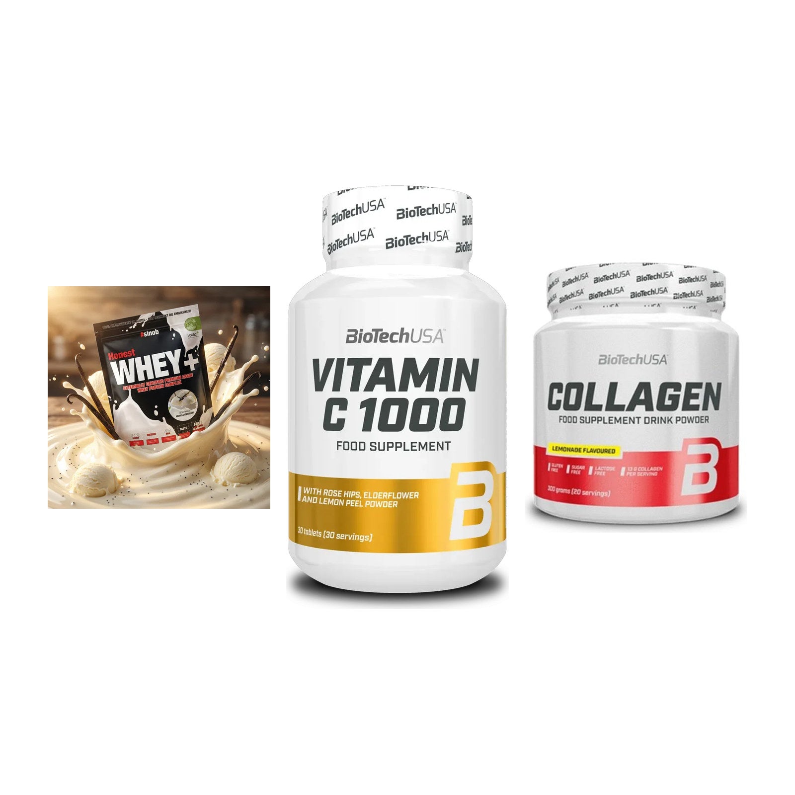 Regenerations-Set: Sinob Honest + BioTech Vitamin + BioTech Collage – alle enthaltenen Artikel