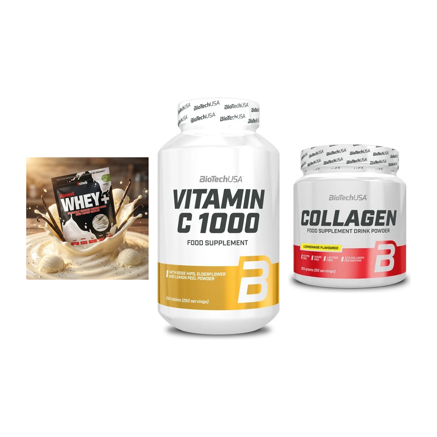 Regenerations-Set: Sinob Honest + BioTech Vitamin + BioTech Collage – alle enthaltenen Artikel