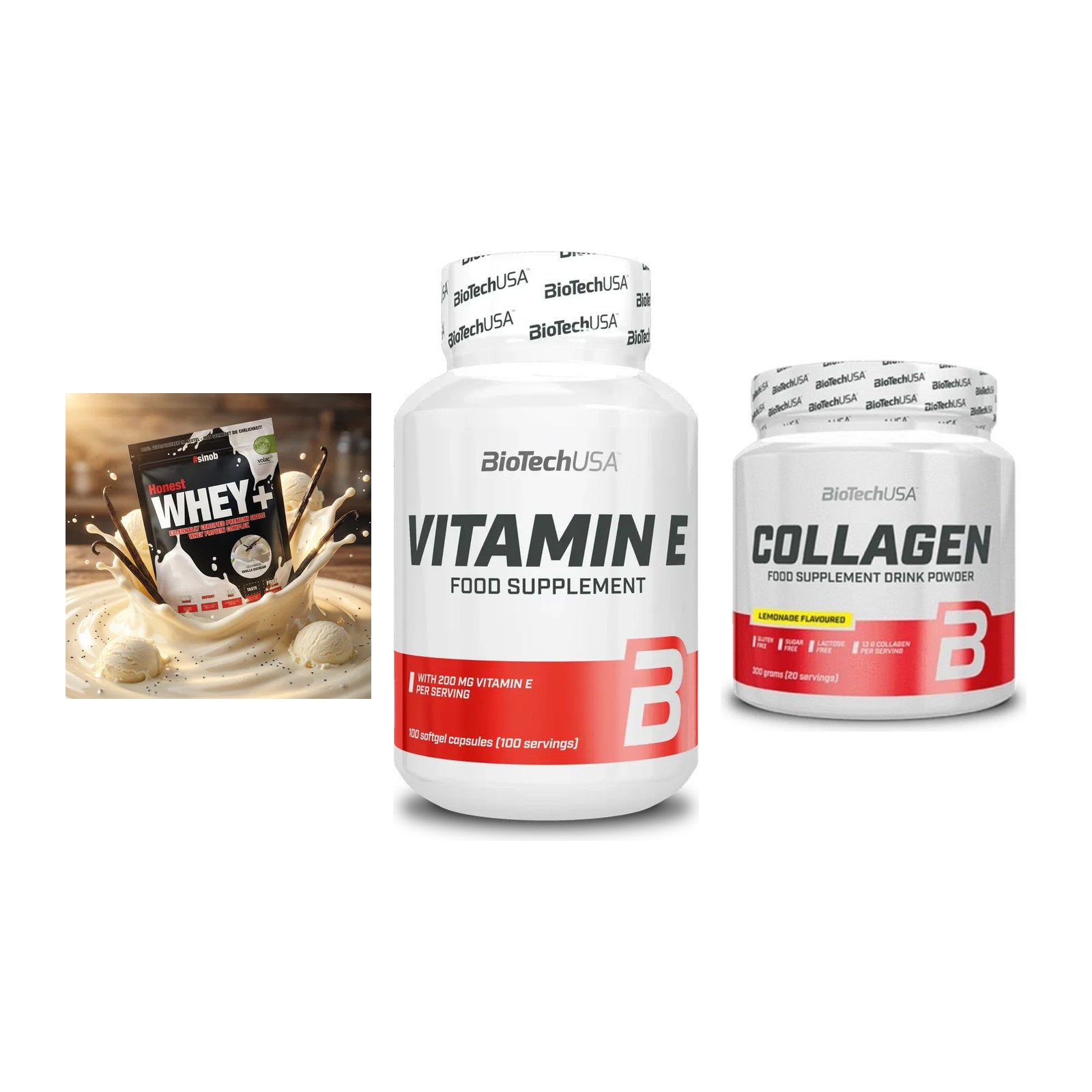 Regenerations-Set: Sinob Honest + BioTech Vitamin + BioTech Collage – alle enthaltenen Artikel