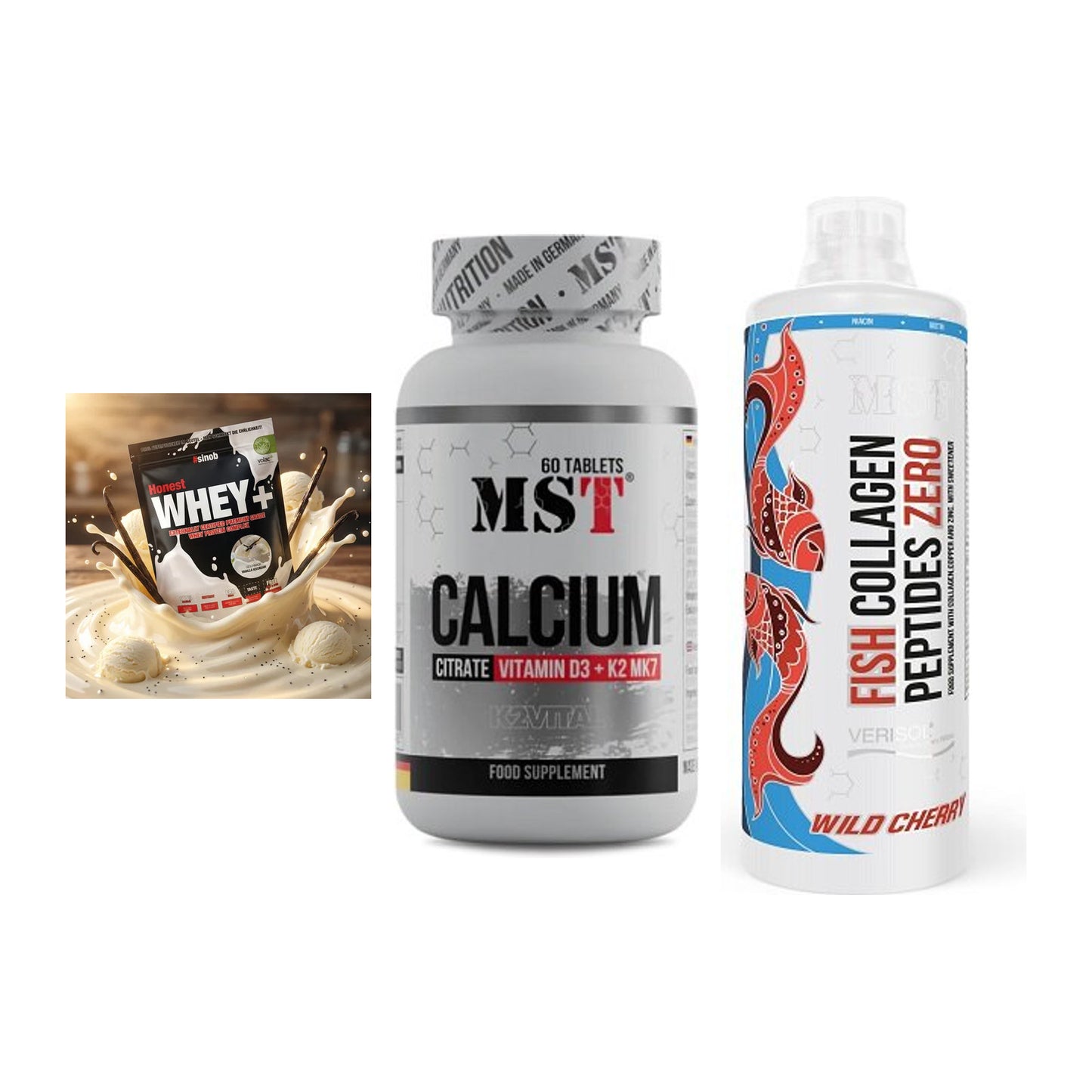 Regenerations-Set: Sinob Honest + MST Calcium + MST Fish – alle enthaltenen Artikel