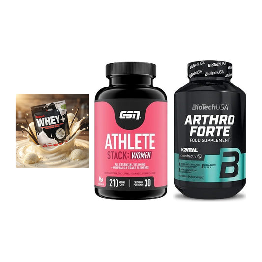 Regenerations-Set: Sinob Honest + ESN Athlete + BioTech Arthro – alle enthaltenen Artikel