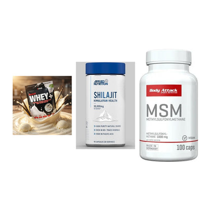 Regenerations-Set: Sinob Honest + Applied Nutriti + Body Attack MSM – alle enthaltenen Artikel