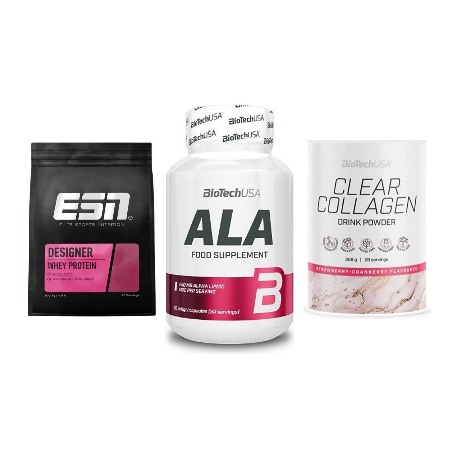 Regenerations-Set: ESN Designer + BioTech ALA + BioTech Clear – alle enthaltenen Artikel