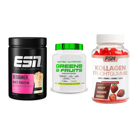 Regenerations-Set: ESN Designer + Scitec Greens + FGN Kollagen 60 – alle enthaltenen Artikel
