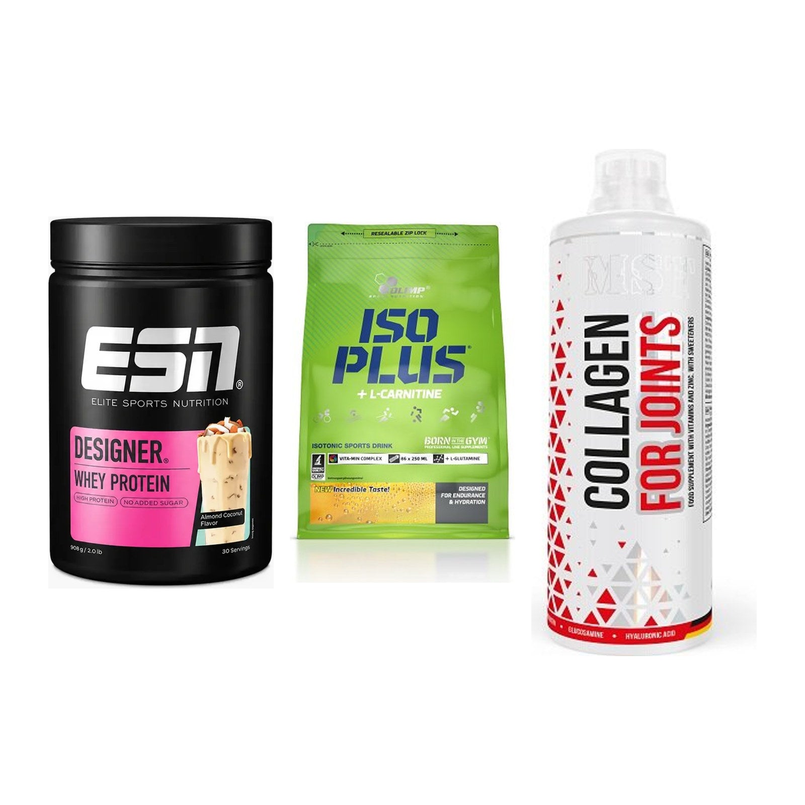 Regenerations-Set: ESN Designer + Olimp Iso Plus + MST Collagen – alle enthaltenen Artikel