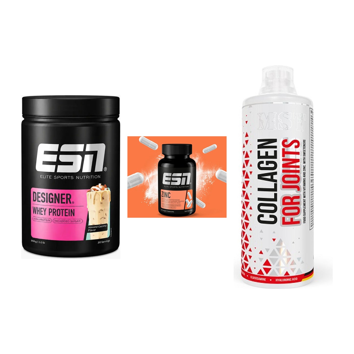 Regenerations-Set: ESN Designer + ESN Zinc + MST Collagen – alle enthaltenen Artikel