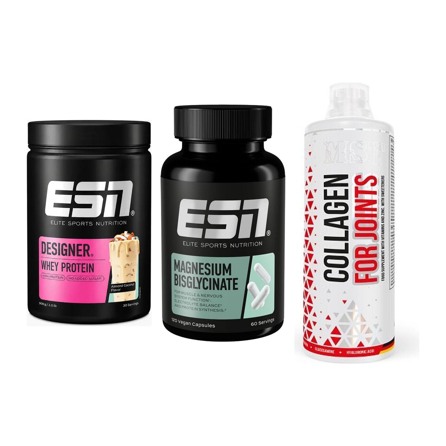 Regenerations-Set: ESN Designer + ESN Magnesium + MST Collagen – alle enthaltenen Artikel