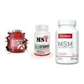 Regenerations-Set: Scitec 100% + MST All Vitamin + Body Attack MSM – alle enthaltenen Artikel