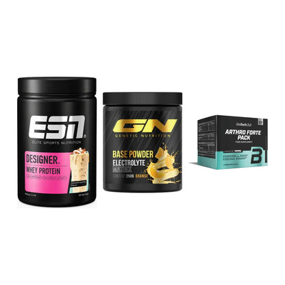 Regenerations-Set: ESN Designer + GN Base Powder + BioTech Arthro – alle enthaltenen Artikel