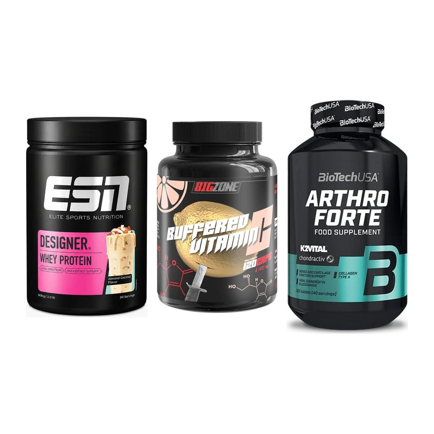 Regenerations-Set: ESN Designer + Big Zone + BioTech Arthro – alle enthaltenen Artikel