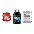 Regenerations-Set: Scitec 100% + Scitec Iron Pro + MST Collagen – alle enthaltenen Artikel