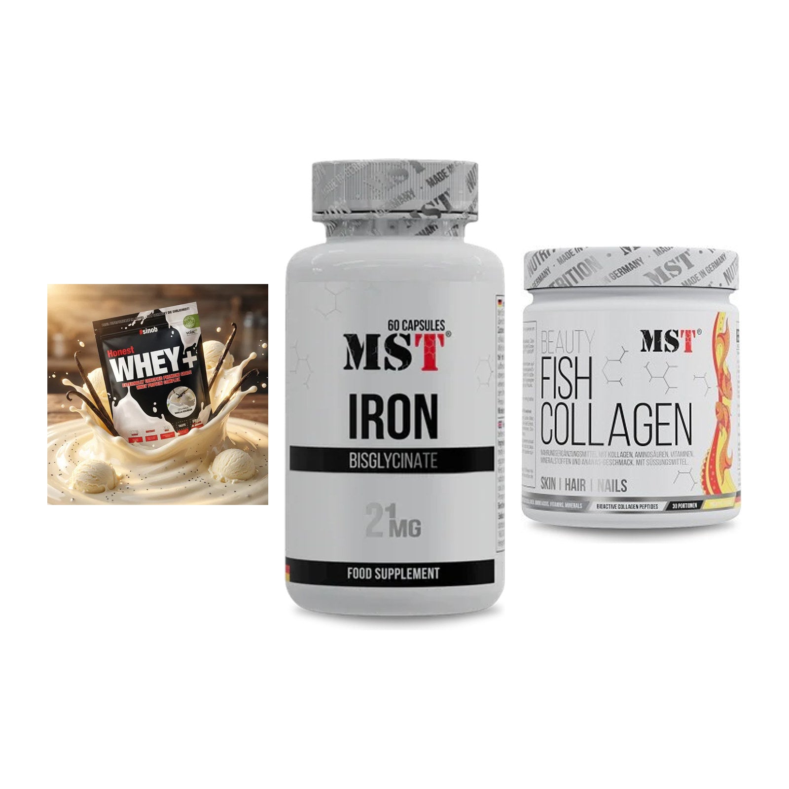 Regenerations-Set: Sinob Honest + MST Iron + MST Beauty Fish – alle enthaltenen Artikel