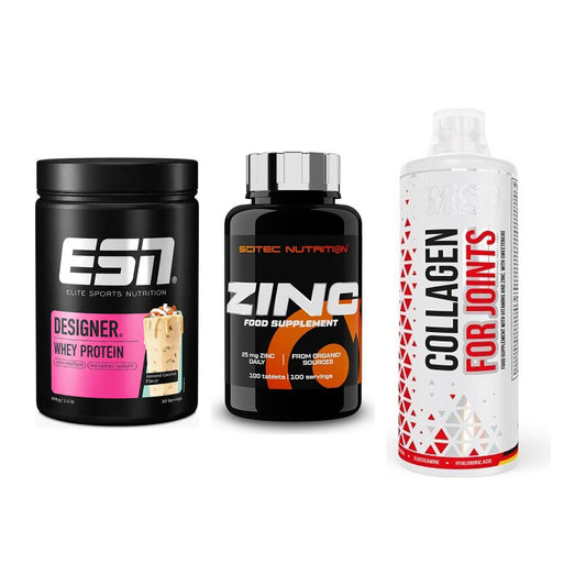 Regenerations-Set: ESN Designer + Scitec Zinc + MST Collagen – alle enthaltenen Artikel