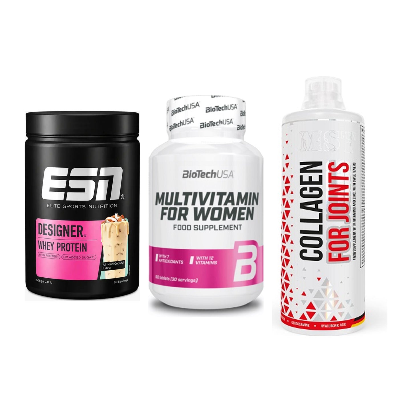 Regenerations-Set: ESN Designer + BioTech Multivi + MST Collagen – alle enthaltenen Artikel