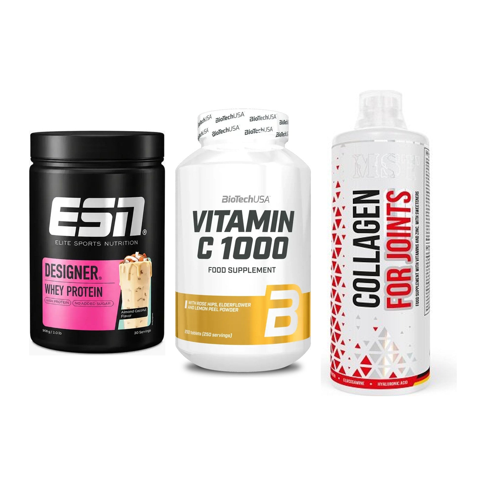 Regenerations-Set: ESN Designer + BioTech Vitamin + MST Collagen – alle enthaltenen Artikel