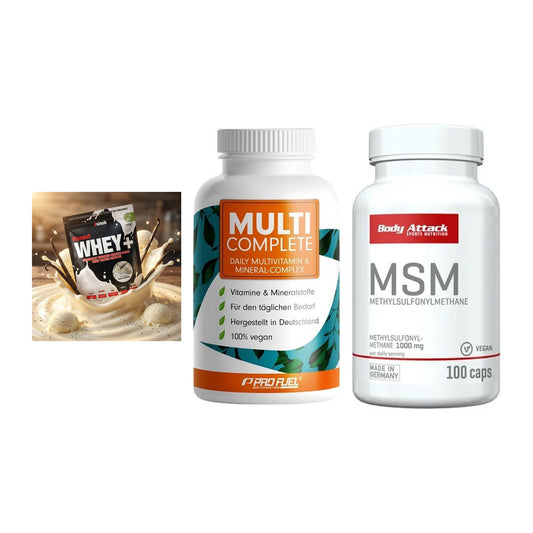Regenerations-Set: Sinob Honest + ProFuel MULTI + Body Attack MSM – alle enthaltenen Artikel