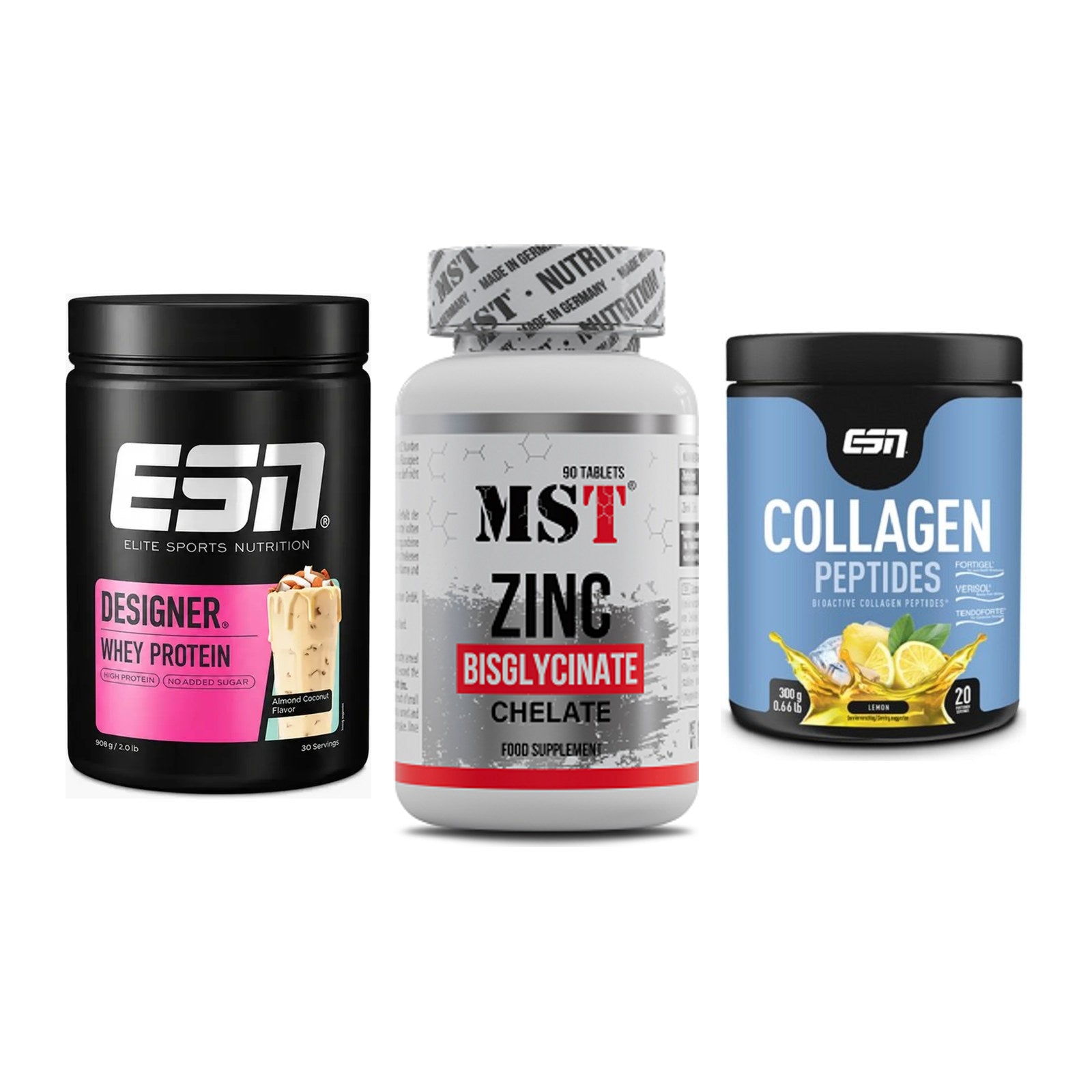 Regenerations-Set: ESN Designer + MST Zinc + ESN Collagen – alle enthaltenen Artikel