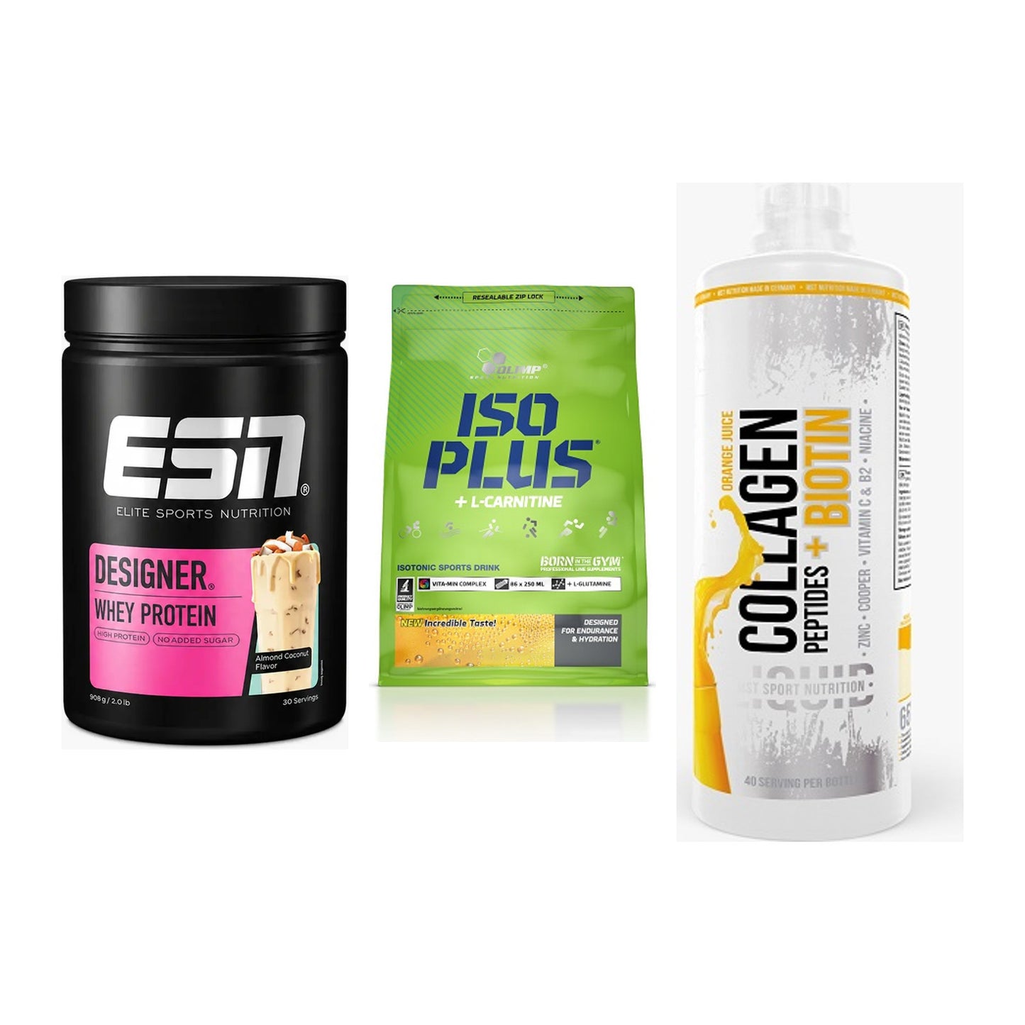 Regenerations-Set: ESN Designer + Olimp Iso Plus + MST Collagen – alle enthaltenen Artikel