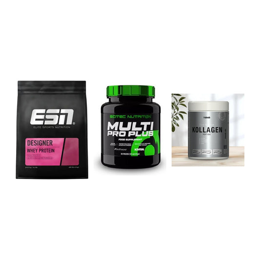 Regenerations-Set: ESN Designer + Scitec Multi + Sinob Kollagen – alle enthaltenen Artikel