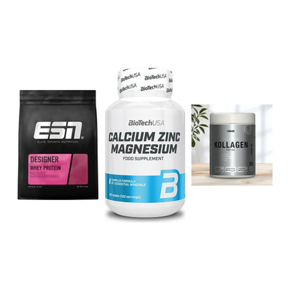 Regenerations-Set: ESN Designer + BioTech Calcium + Sinob Kollagen – alle enthaltenen Artikel