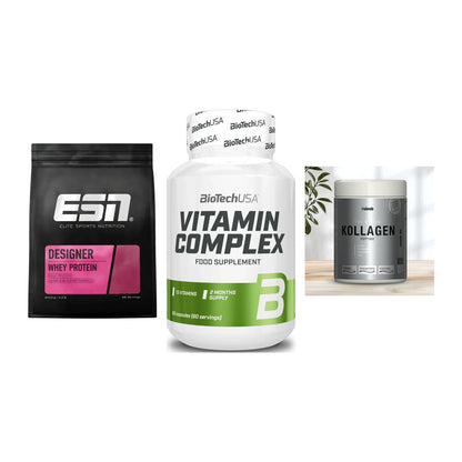 Regenerations-Set: ESN Designer + BioTech Vitamin + Sinob Kollagen – alle enthaltenen Artikel