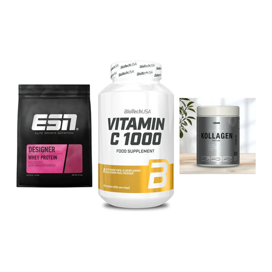 Regenerations-Set: ESN Designer + BioTech Vitamin + Sinob Kollagen – alle enthaltenen Artikel