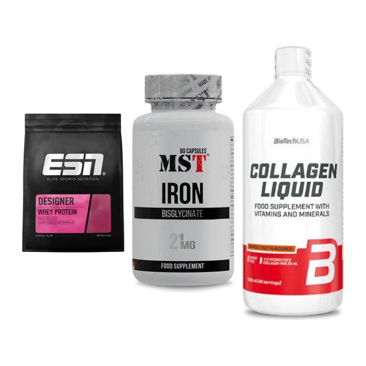 Regenerations-Set: ESN Designer + MST Iron + BioTech Collage – alle enthaltenen Artikel