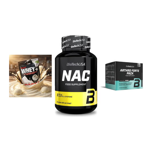 Regenerations-Set: Sinob Honest + BioTech NAC + BioTech Arthro – alle enthaltenen Artikel