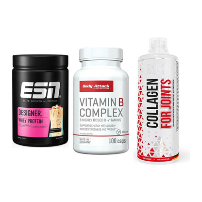 Regenerations-Set: ESN Designer + Body Attack + MST Collagen – alle enthaltenen Artikel