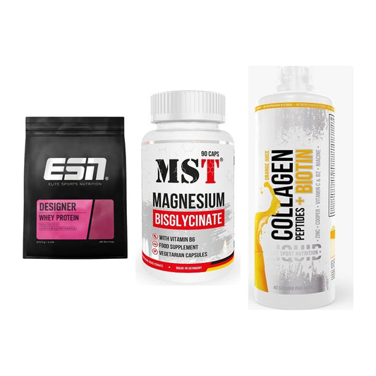 Regenerations-Set: ESN Designer + MST Magnesium + MST Collagen – alle enthaltenen Artikel