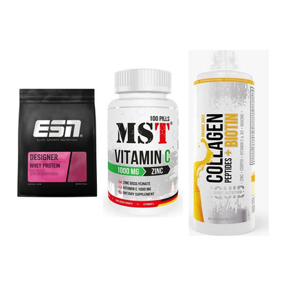 Regenerations-Set: ESN Designer + MST Vitamin C + MST Collagen – alle enthaltenen Artikel