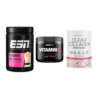Regenerations-Set: ESN Designer + Sinob Vitamin C + BioTech Clear – alle enthaltenen Artikel