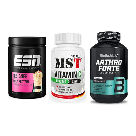 Regenerations-Set: ESN Designer + MST Vitamin C + BioTech Arthro – alle enthaltenen Artikel