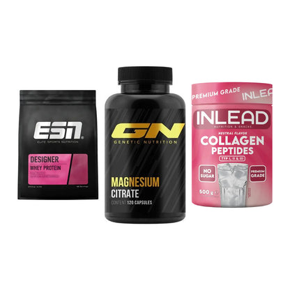 Regenerations-Set: ESN Designer + GN Magnesium + INLEAD Collagen – alle enthaltenen Artikel