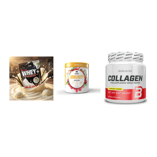 Regenerations-Set: Sinob Honest + FA Nutrition + BioTech Collage – alle enthaltenen Artikel