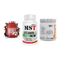 Regenerations-Set: Scitec 100% + MST Vitamin C + MST Beauty Fish – alle enthaltenen Artikel