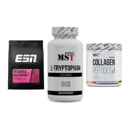 Regenerations-Set: ESN Designer + MST Tryptophan + MST Collagen – alle enthaltenen Artikel