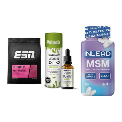 Regenerations-Set: ESN Designer + Sinob Vitamin + INLEAD MSM – alle enthaltenen Artikel