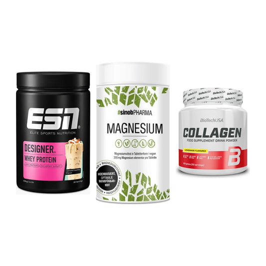 Regenerations-Set: ESN Designer + Sinob Magnesium + BioTech Collage – alle enthaltenen Artikel
