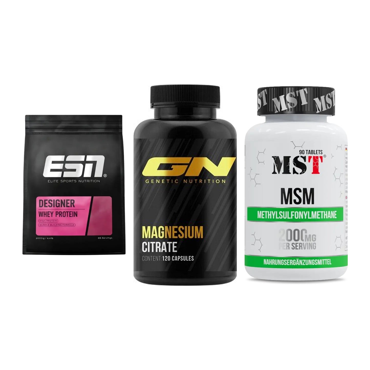 Regenerations-Set: ESN Designer + GN Magnesium + MST MSM 2000 / – alle enthaltenen Artikel