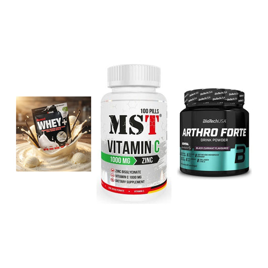Regenerations-Set: Sinob Honest + MST Vitamin C + BioTech Arthro – alle enthaltenen Artikel