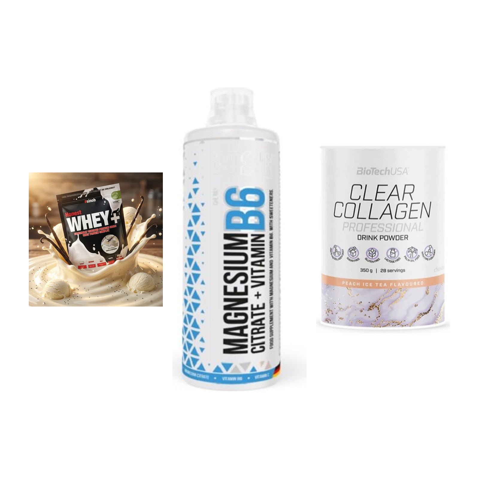 Regenerations-Set: Sinob Honest + MST Magnesium + BioTech Clear – alle enthaltenen Artikel