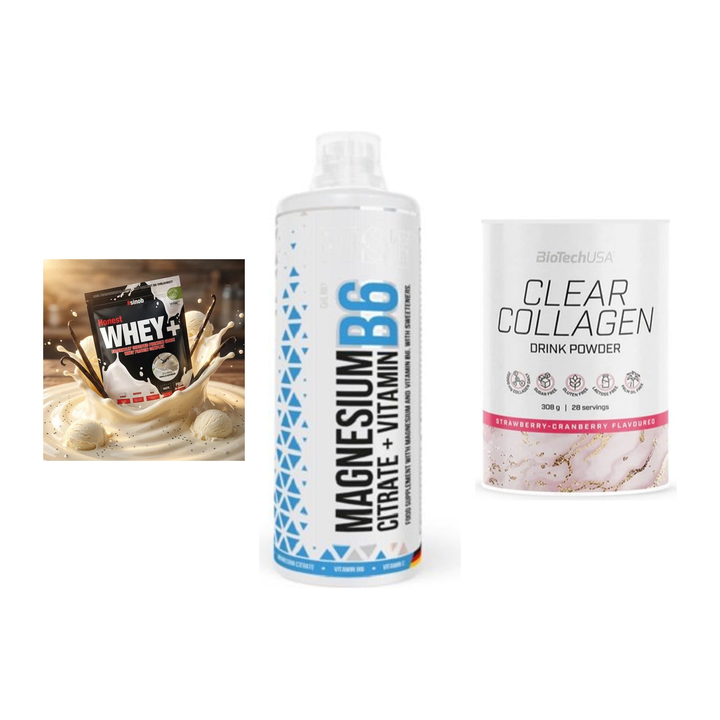 Regenerations-Set: Sinob Honest + MST Magnesium + BioTech Clear – alle enthaltenen Artikel